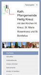 Mobile Screenshot of hl-kreuz.de